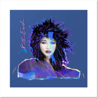 KATE BUSH 80S RETRO STYLE Posters and Art